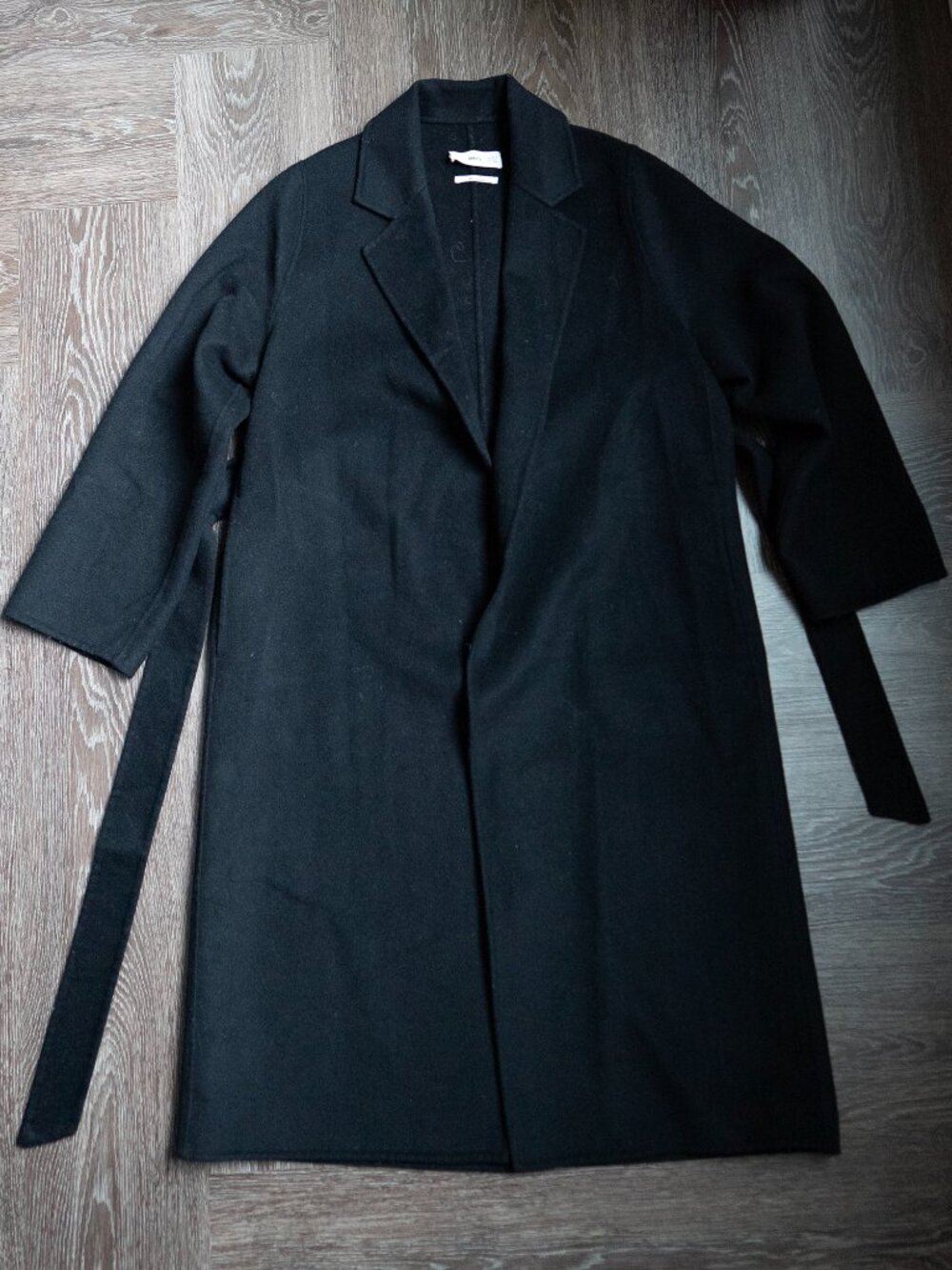 Belted Wool-Blend Coat